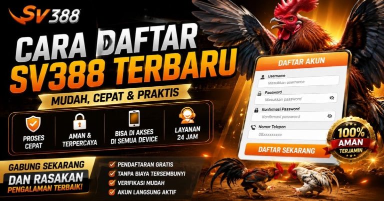 Cara daftar SV388